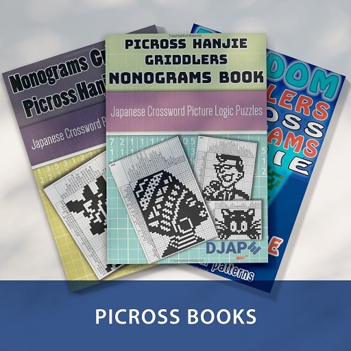 Picross Hanjie Griddlers Nonograms books